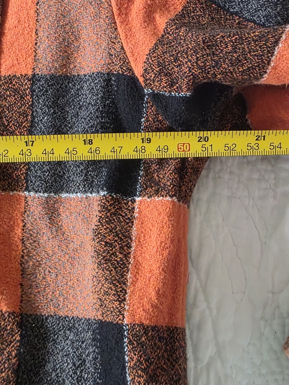 Volcom Orange and Black Plaid Classic Fit Long Sleeve Button Up - Picture 11 of 11